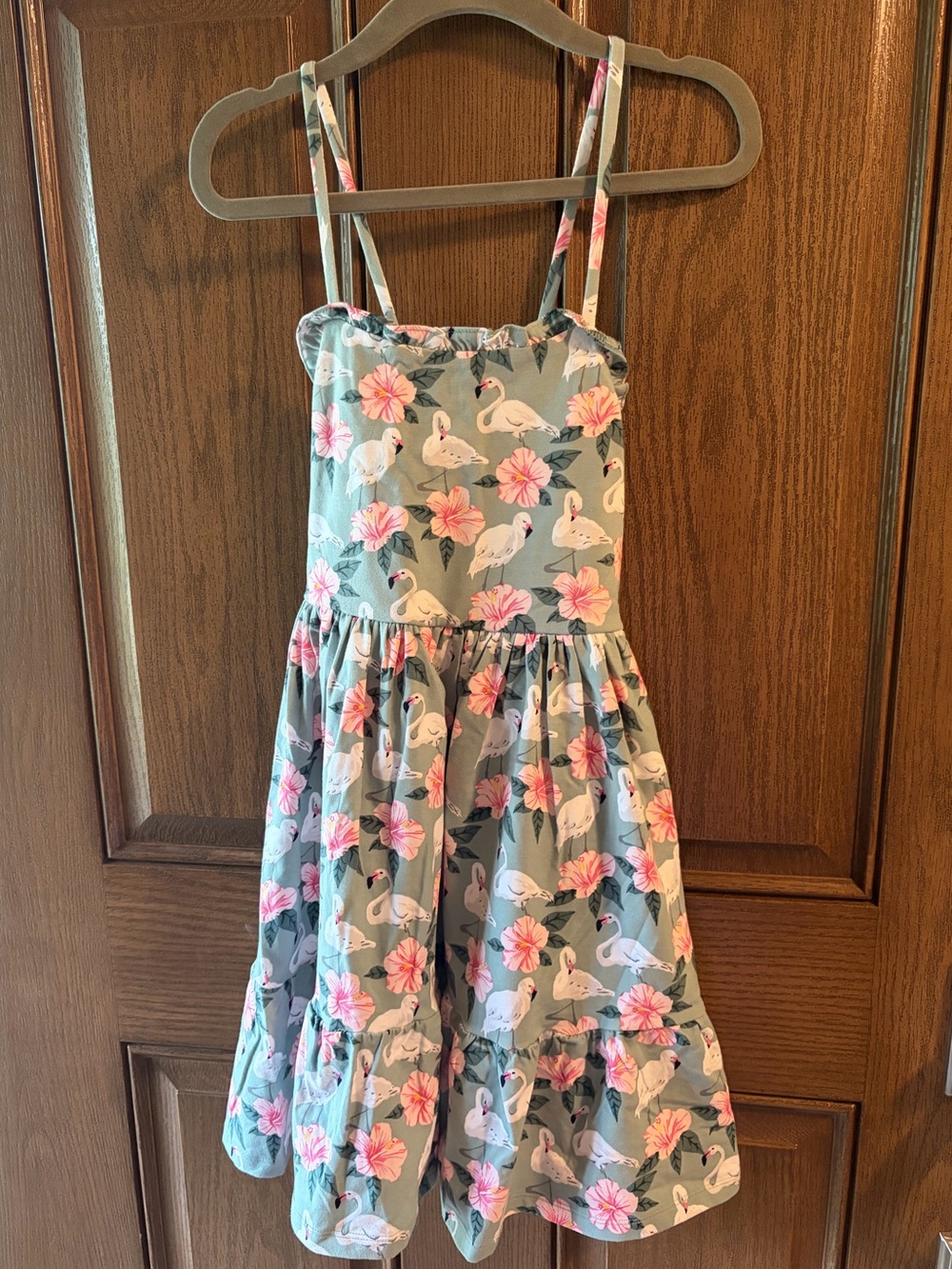 Green tropical Janie and Jack dress